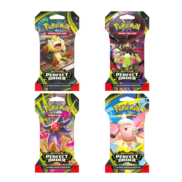 Pokémon TCG: Mega Evolution — Perfect Order Booster Pack - Front - Prism & Pocket