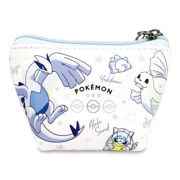Pokémon Triangle Mini Pouch – White - Front - Prism & Pocket