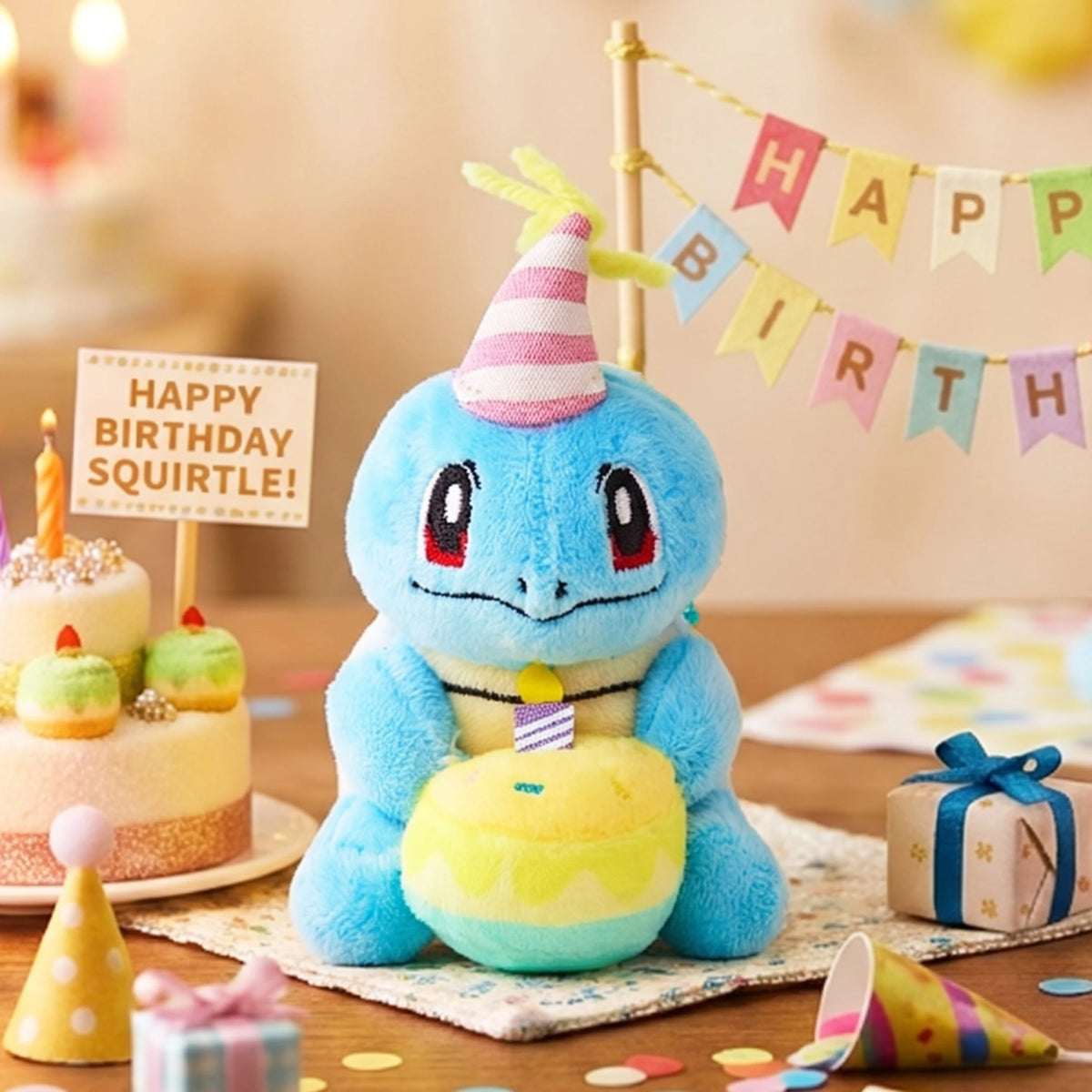 Pokémon Squirtle Celebration Series Plush Bag Charm - Prism & Pocket