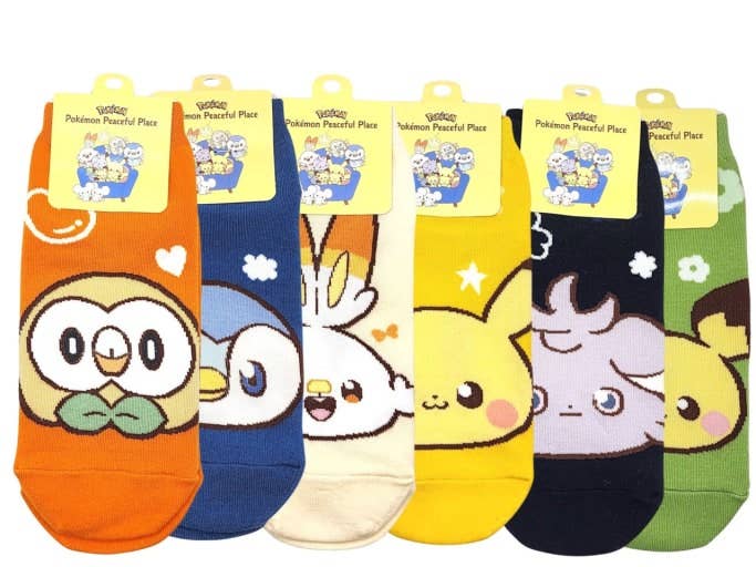 Pokémon Peaceful Place Character Socks - Front - Prism &amp; Pocket