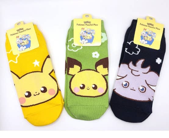 Pokémon Peaceful Place Character Socks - Detail - Prism &amp; Pocket