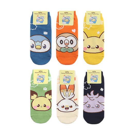 Pokémon Peaceful Place Character Socks - Reverse - Prism & Pocket