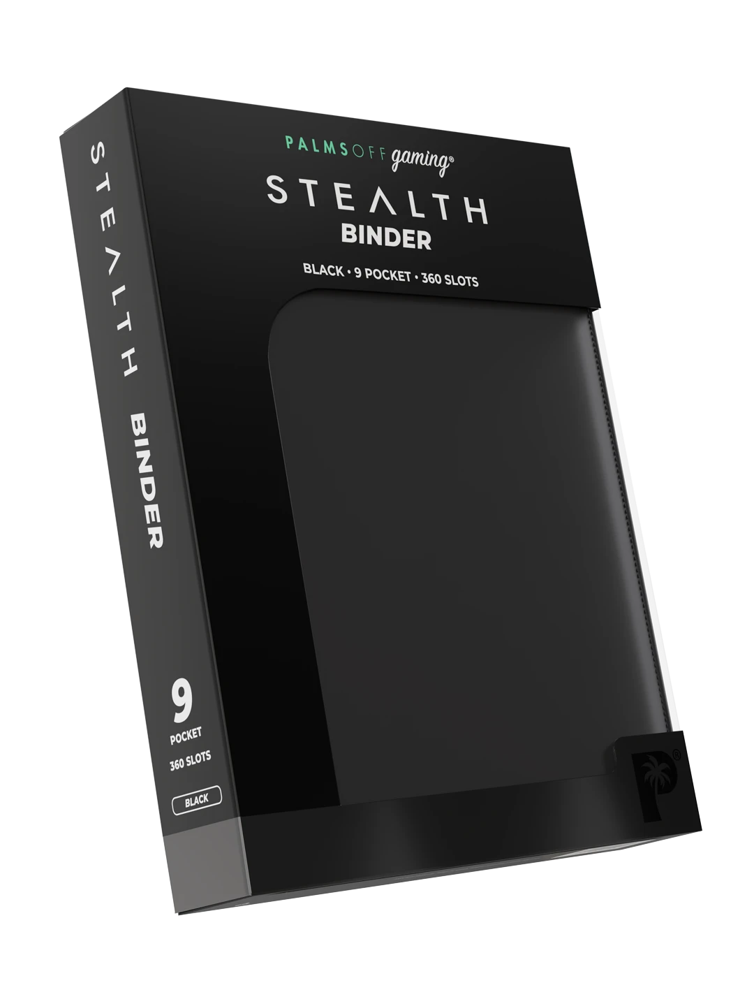Stealth 9 Pocket Zip Binder - Black - Palms Off Gaming - Detail - Prism & Pocket