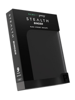 Stealth 9 Pocket Zip Binder - Black - Palms Off Gaming - Detail - Prism & Pocket