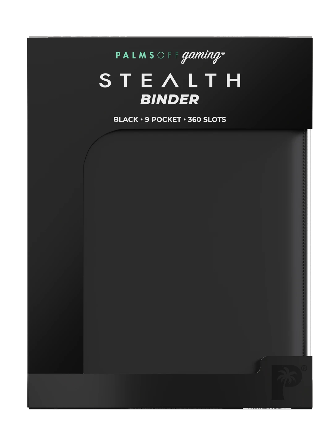 Stealth 9 Pocket Zip Binder - Black - Palms Off Gaming - Packaging - Prism & Pocket
