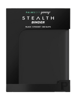 Stealth 9 Pocket Zip Binder - Black - Palms Off Gaming - Packaging - Prism & Pocket