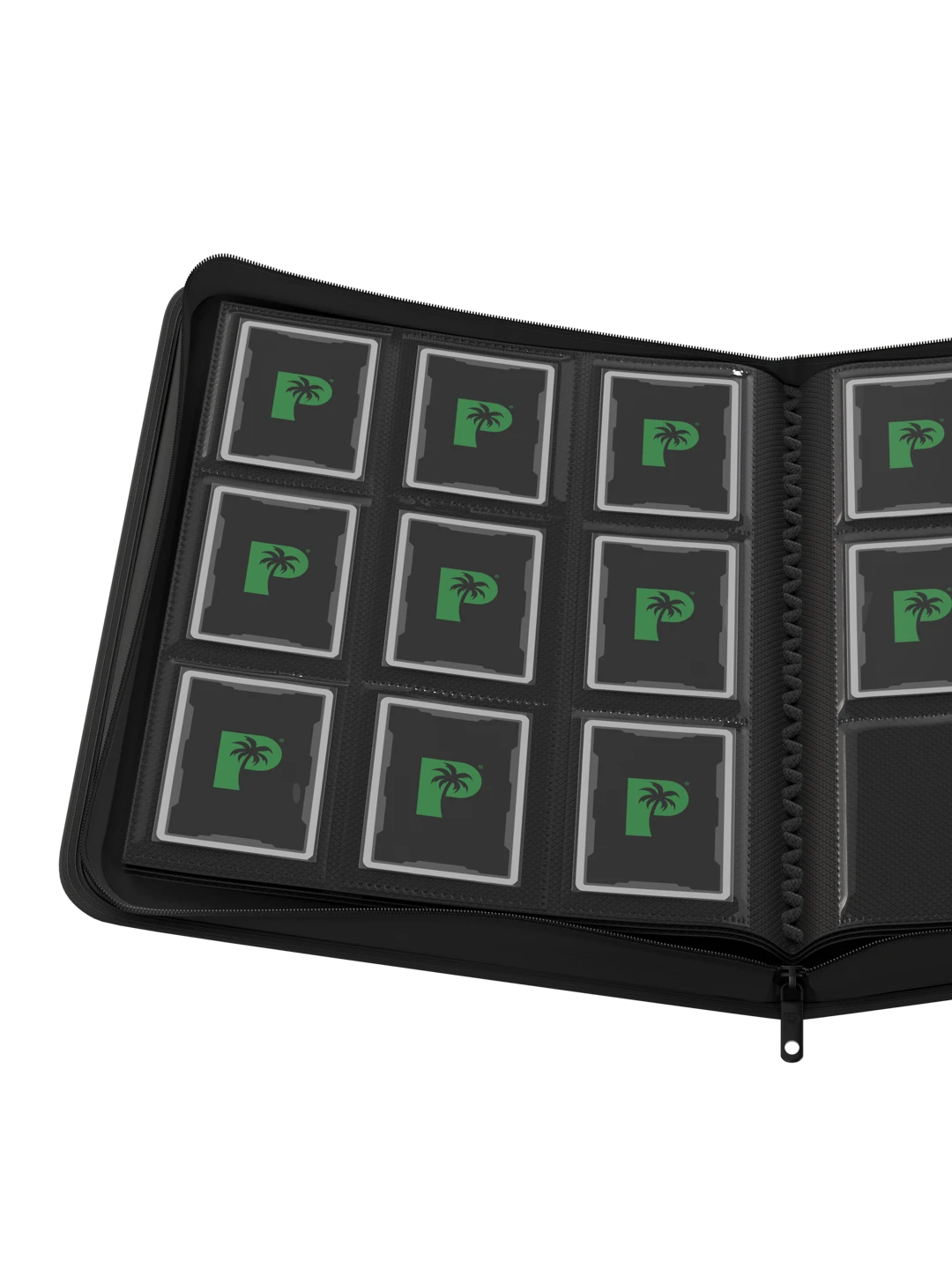 Stealth 9 Pocket Zip Binder - Black - Palms Off Gaming - Lifestyle 2 - Prism & Pocket
