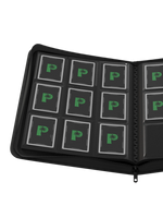 Stealth 9 Pocket Zip Binder - Black - Palms Off Gaming - Lifestyle 2 - Prism & Pocket