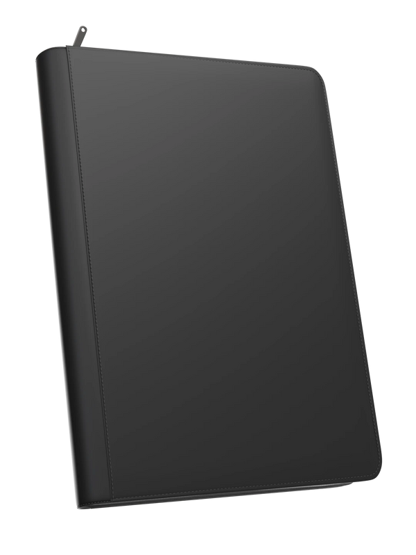 Stealth 9 Pocket Zip Binder - Black - Palms Off Gaming - Front - Prism & Pocket
