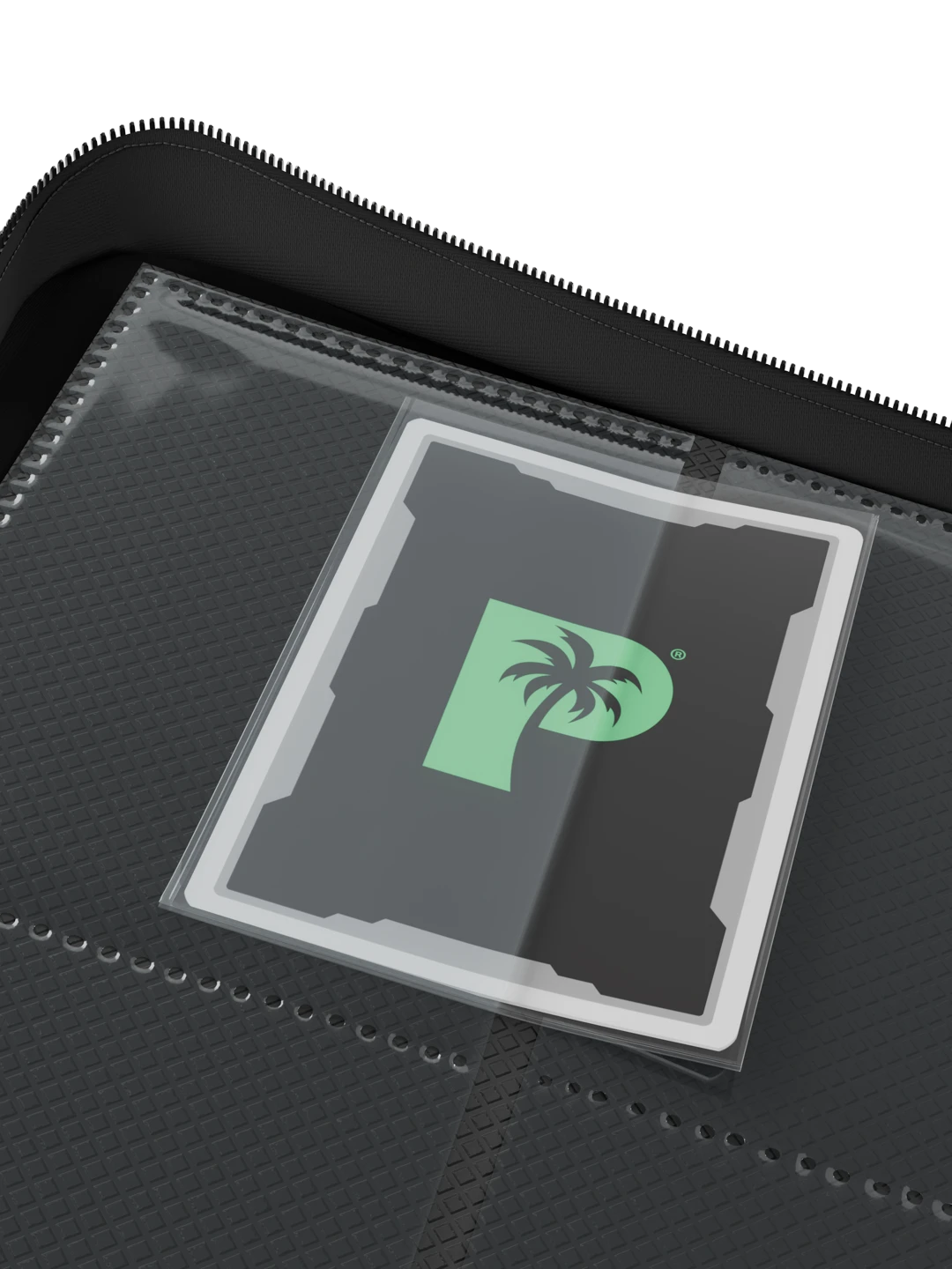 Stealth 9 Pocket Zip Binder - Black - Palms Off Gaming - Reverse - Prism & Pocket