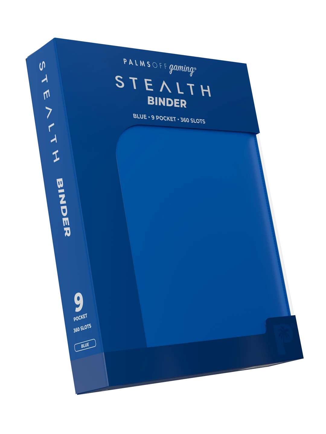 Stealth 9 Pocket Zip Binder - Blue - Palms Off Gaming - Detail - Prism & Pocket