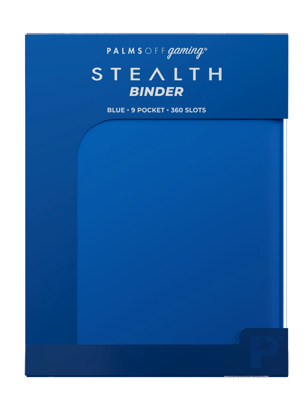 Stealth 9 Pocket Zip Binder - Blue - Palms Off Gaming - Packaging - Prism & Pocket