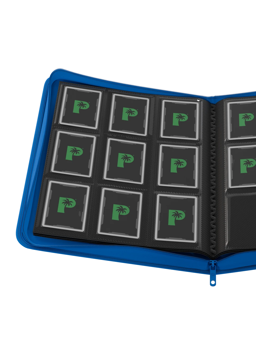 Stealth 9 Pocket Zip Binder - Blue - Palms Off Gaming - Lifestyle 2 - Prism & Pocket