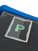 Stealth 9 Pocket Zip Binder - Blue - Palms Off Gaming - Reverse - Prism & Pocket