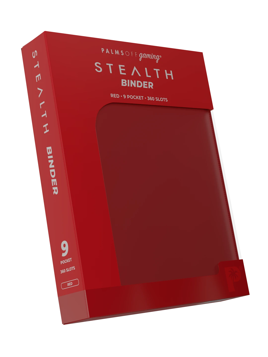 Stealth Red Pocket Zip Binder - 9 Pocket Page - Palms Off Gaming - Detail - Prism & Pocket