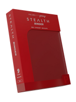 Stealth Red Pocket Zip Binder - 9 Pocket Page - Palms Off Gaming - Detail - Prism & Pocket