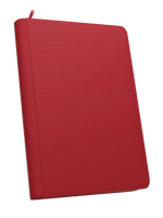 Stealth Red Pocket Zip Binder - 9 Pocket Page - Palms Off Gaming - Front - Prism & Pocket