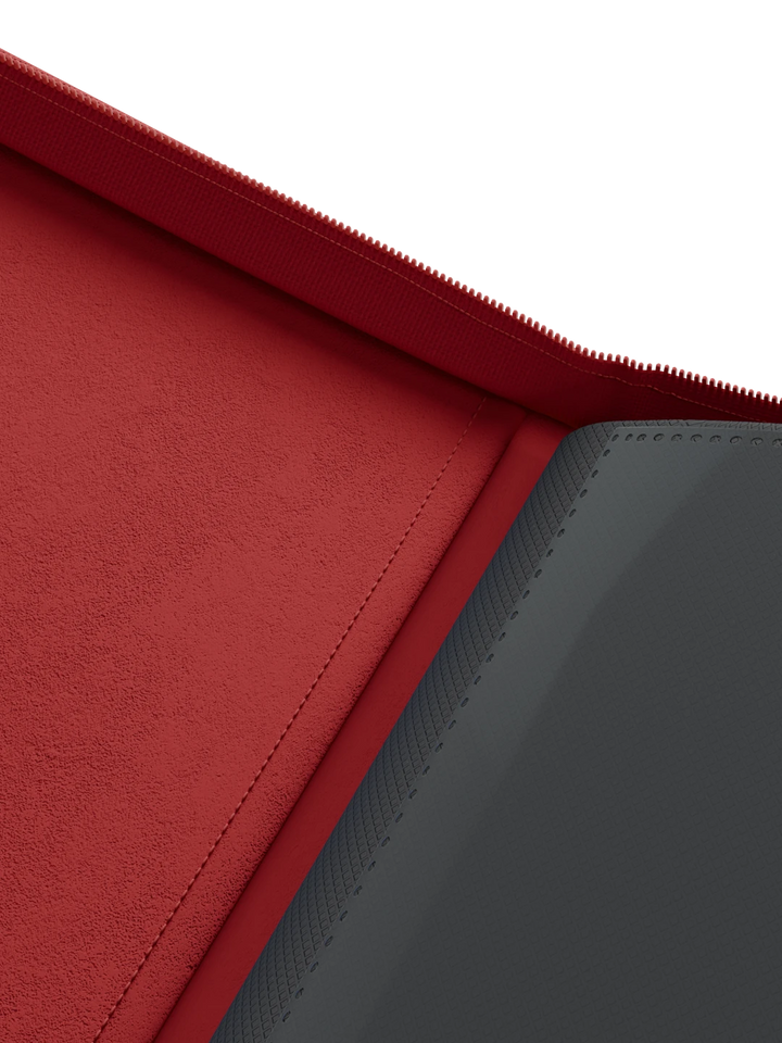 Stealth Red Pocket Zip Binder - 9 Pocket Page - Palms Off Gaming - Lifestyle 3 - Prism &amp; Pocket