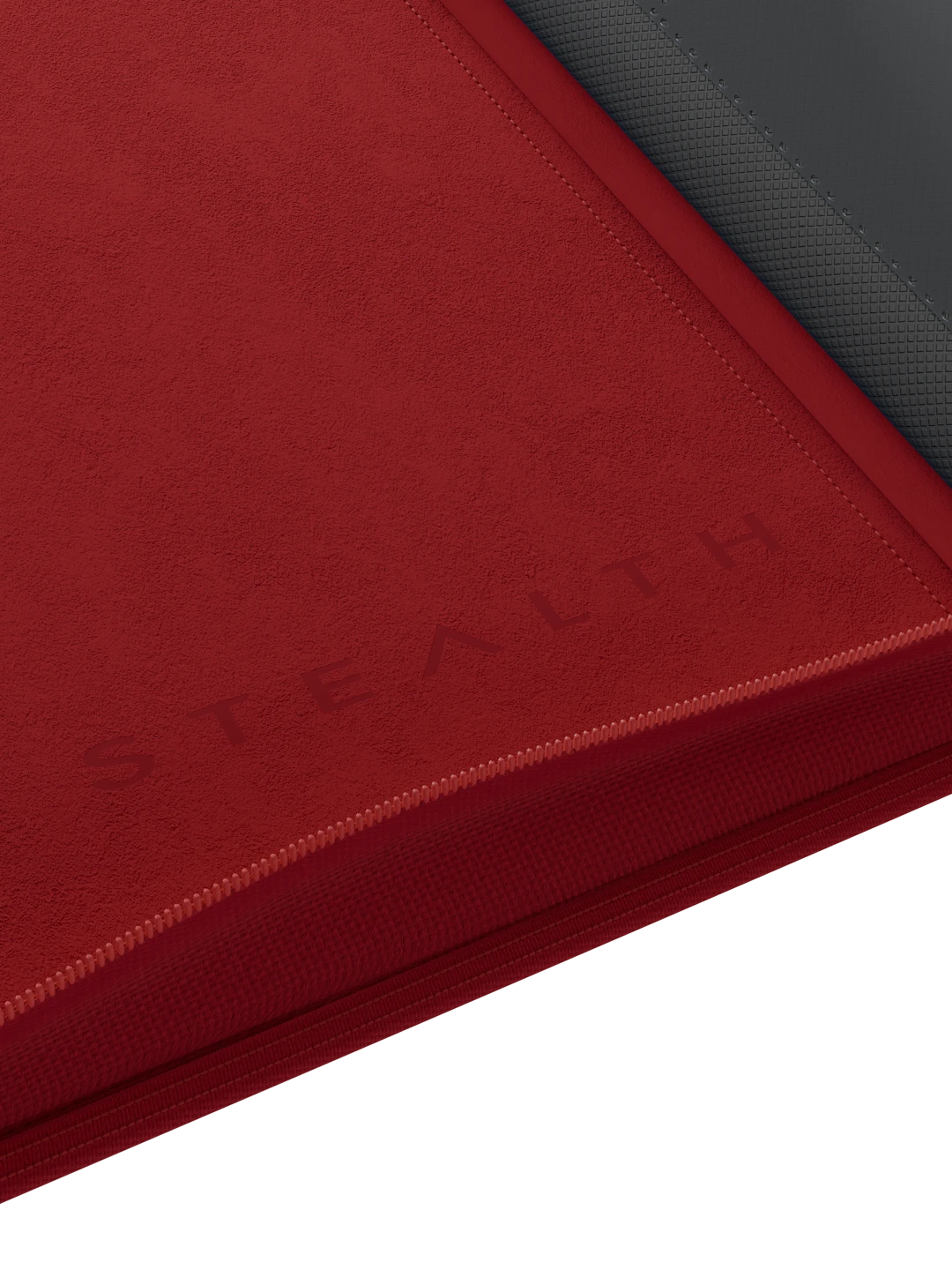 Stealth 12 Pocket Zip Binder - Red - Palms Off Gaming - Packaging - Prism & Pocket