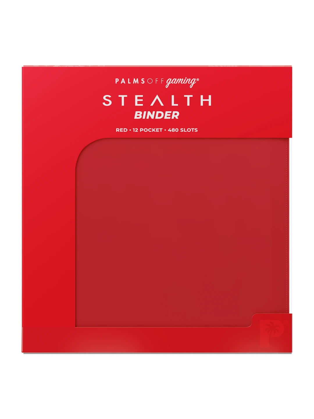Stealth 12 Pocket Zip Binder - Red - Palms Off Gaming - Lifestyle 2 - Prism & Pocket