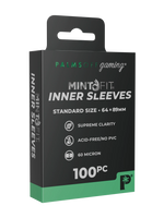 MintFit Inner Sleeves - Standard Size - 100pc Pack - Front - Prism & Pocket