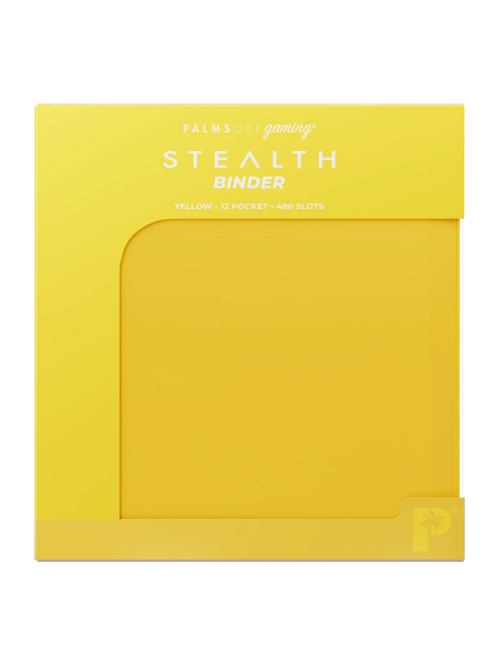 Stealth 12 Pocket Zip Binder - Yellow - Packaging - Prism &amp; Pocket