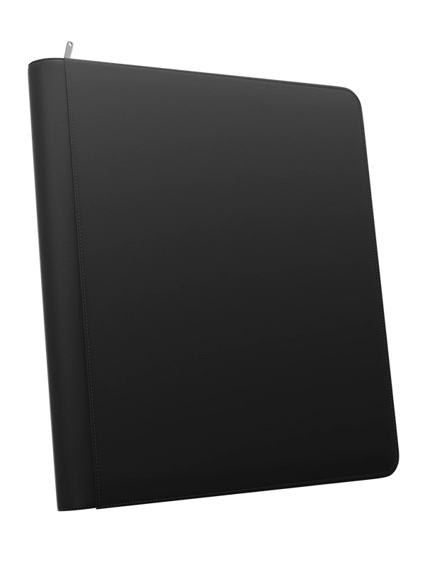 Stealth 12 Pocket Zip Binder - Black - Front - Prism & Pocket