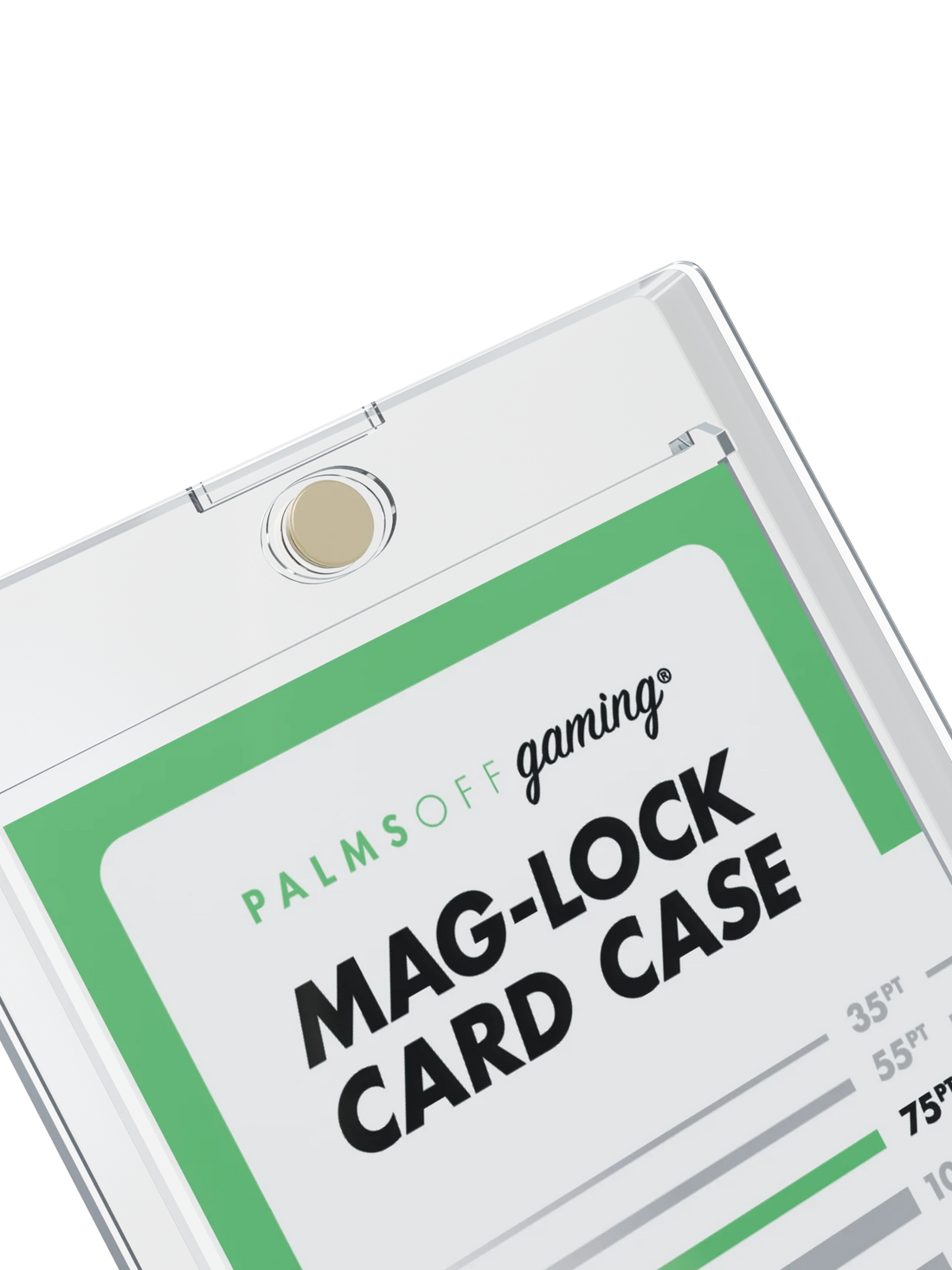 75pt Mag-Lock Card Case - Palms Off Gaming - Detail - Prism & Pocket