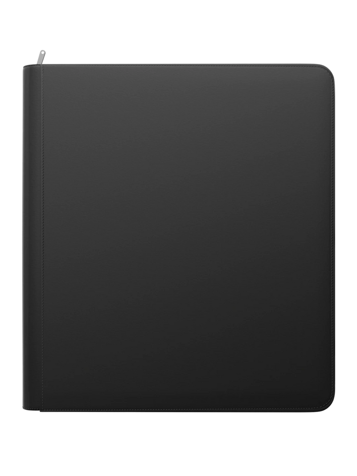 Stealth 12 Pocket Zip Binder - Black - Detail - Prism &amp; Pocket
