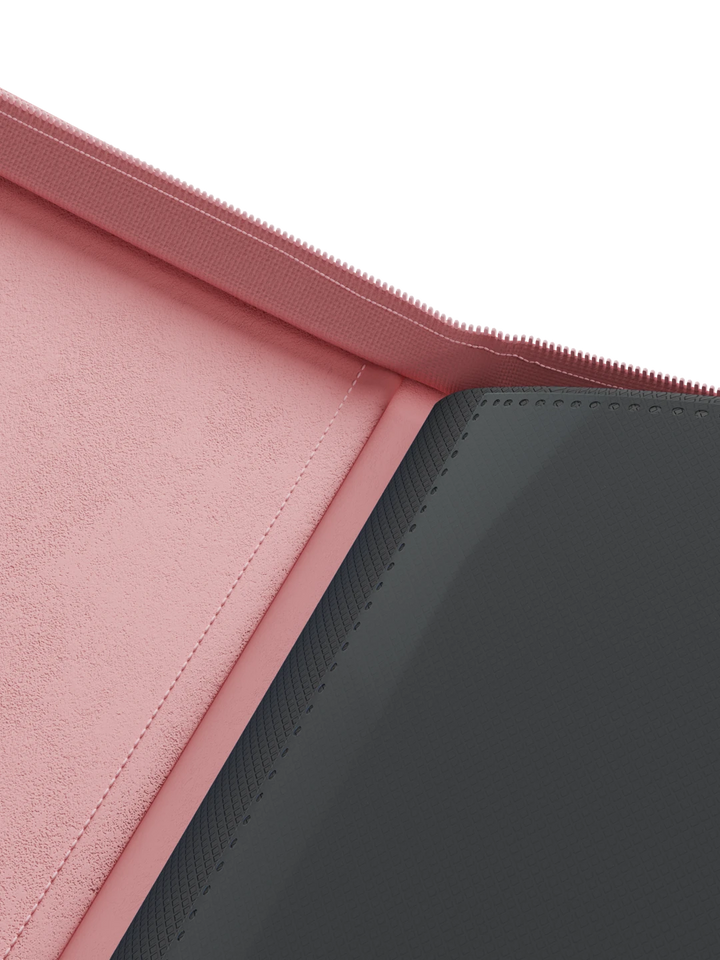 Stealth 12 Pocket Zip Binder - Pink - Packaging - Prism &amp; Pocket
