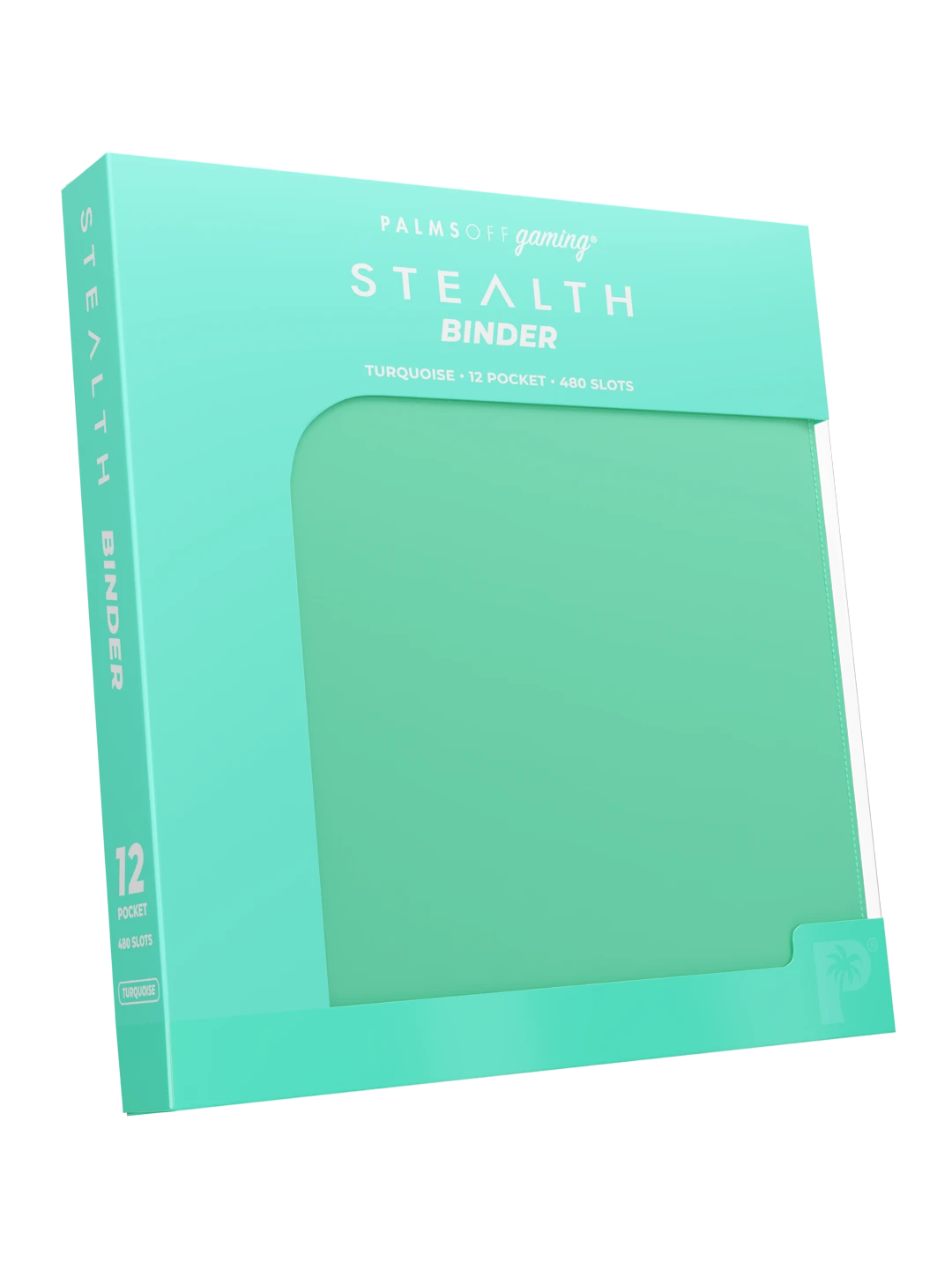 Stealth 12 Pocket Zip Binder - Turquoise - Palms Off Gaming - Lifestyle 2 - Prism & Pocket