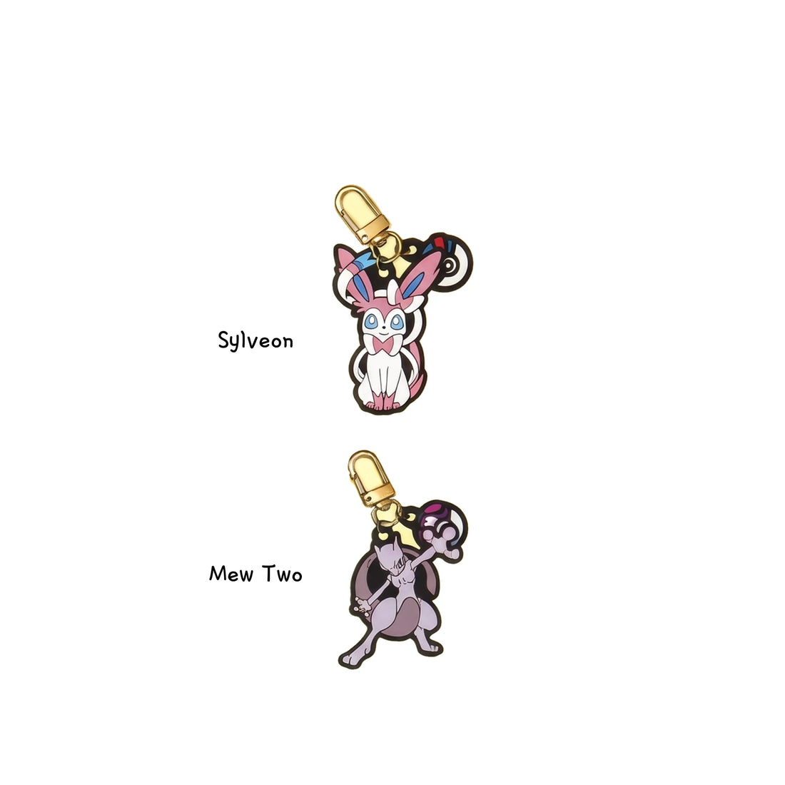 Pokemon Secret Random Keyring Sylveon Mewtwo - Prism and Pocket