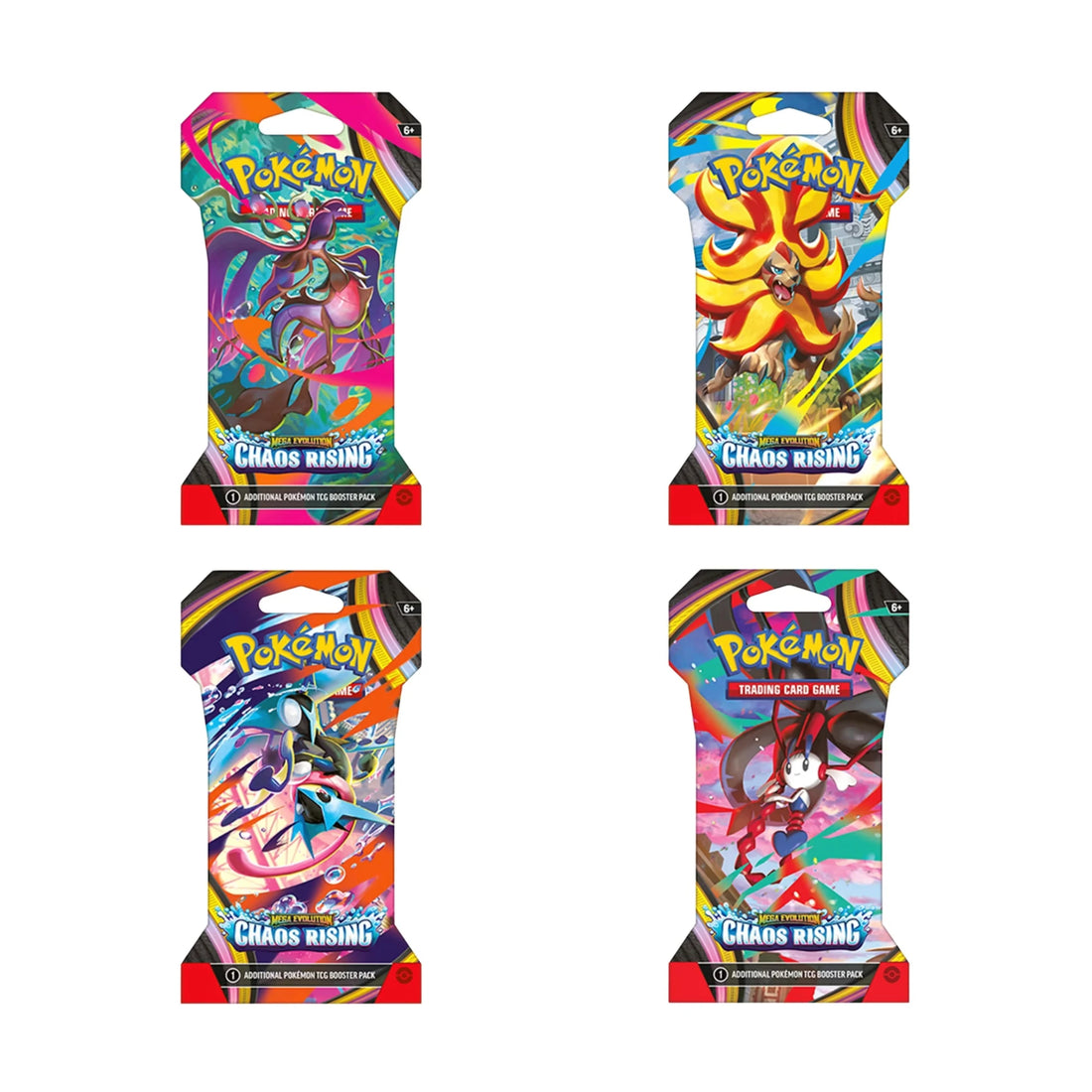 Pokémon TCG: Mega Evolution — Chaos Rising Booster Pack - Front - Prism & Pocket
