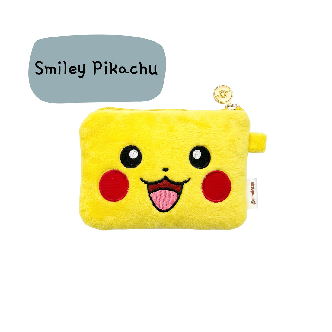 Pokémon Pikachu Face Square Pouch – Official Licensed Merchandise - Reverse - Prism & Pocket