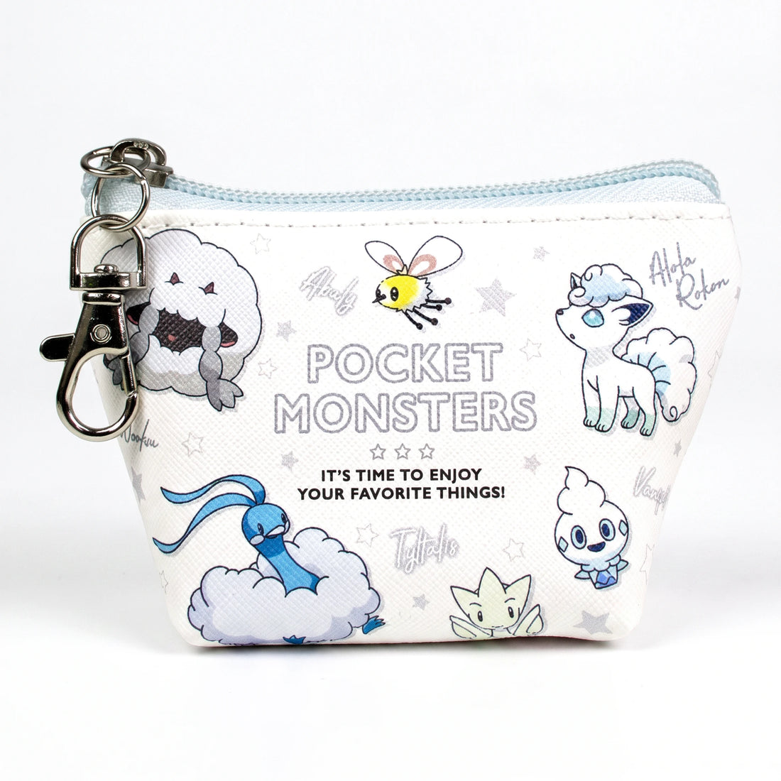 Pokémon Triangle Mini Pouch – White - Reverse - Prism & Pocket