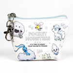 Pokémon Triangle Mini Pouch – White - Reverse - Prism & Pocket