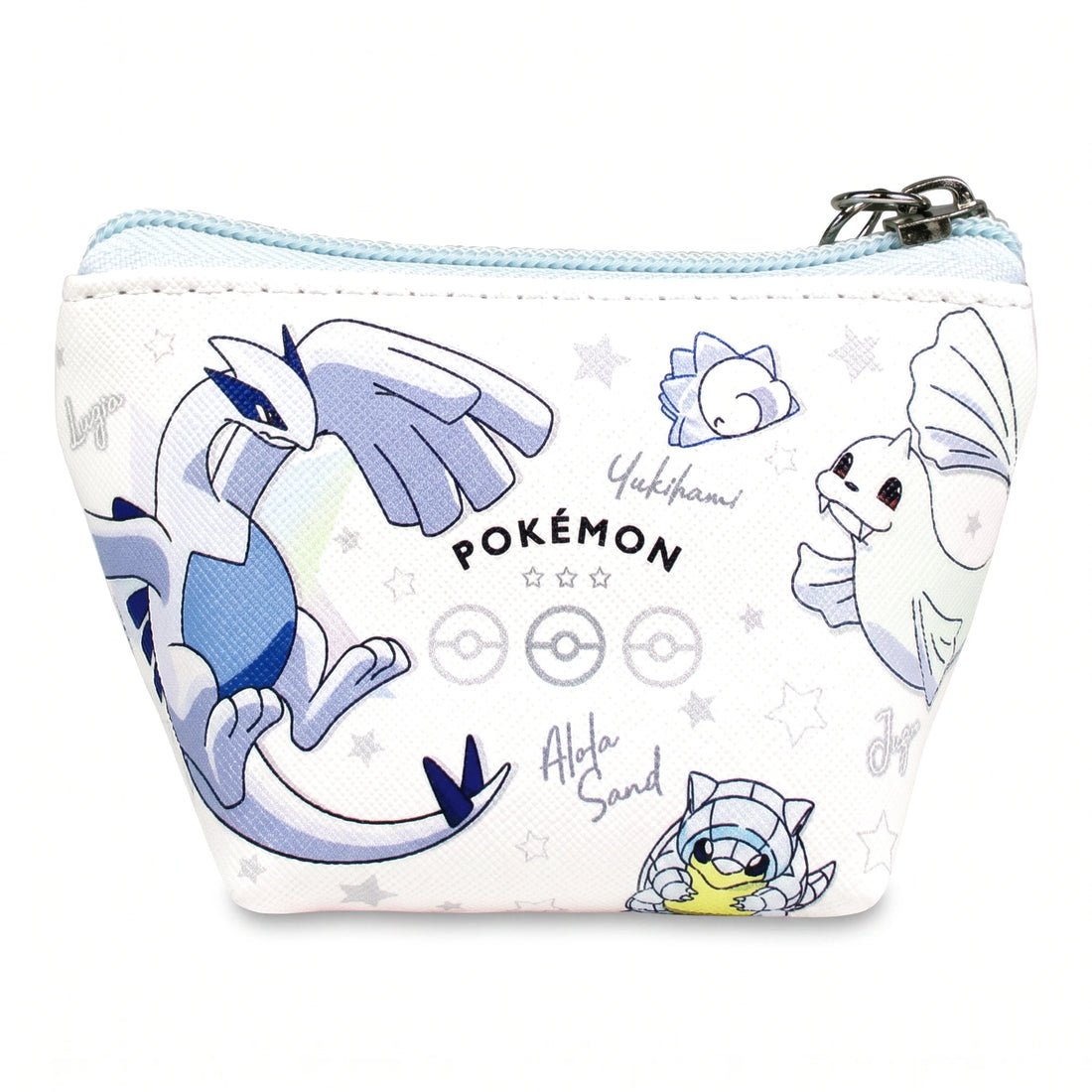 Pokémon Triangle Mini Pouch – White - Front - Prism & Pocket