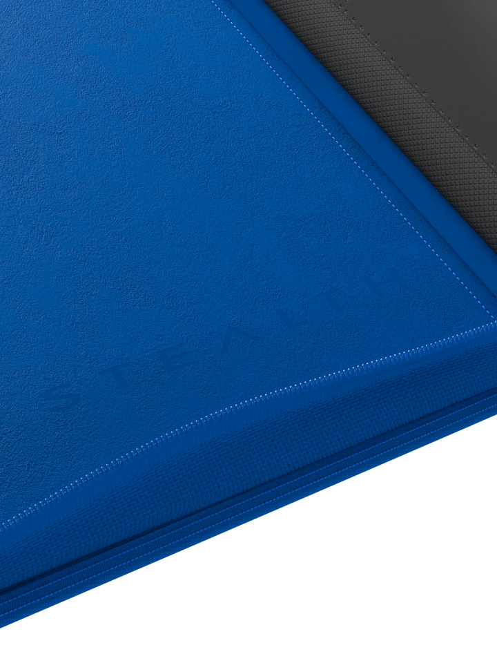 Stealth 12 Pocket Zip Binder - Blue - Lifestyle - Prism &amp; Pocket