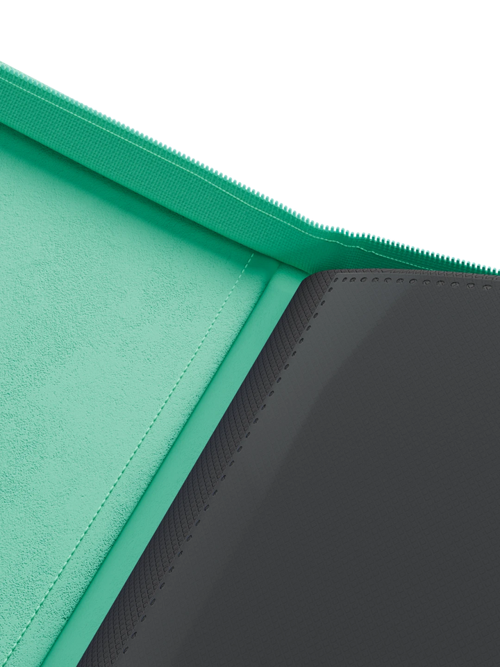 Stealth 12 Pocket Zip Binder - Turquoise - Palms Off Gaming - Packaging - Prism &amp; Pocket