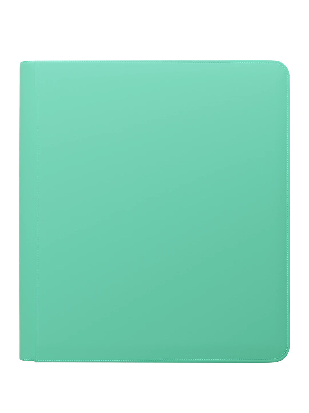 Stealth 12 Pocket Zip Binder - Turquoise - Palms Off Gaming - Detail - Prism & Pocket
