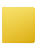 Stealth 12 Pocket Zip Binder - Yellow - Front - Prism & Pocket