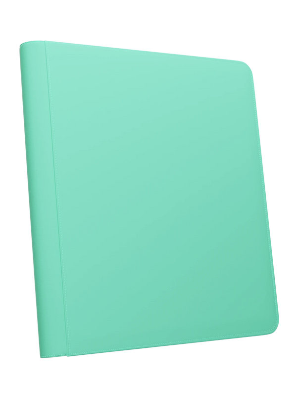 Stealth 12 Pocket Zip Binder - Turquoise - Palms Off Gaming - Front - Prism & Pocket