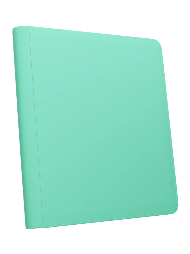 Stealth 12 Pocket Zip Binder - Turquoise - Palms Off Gaming - Front - Prism &amp; Pocket