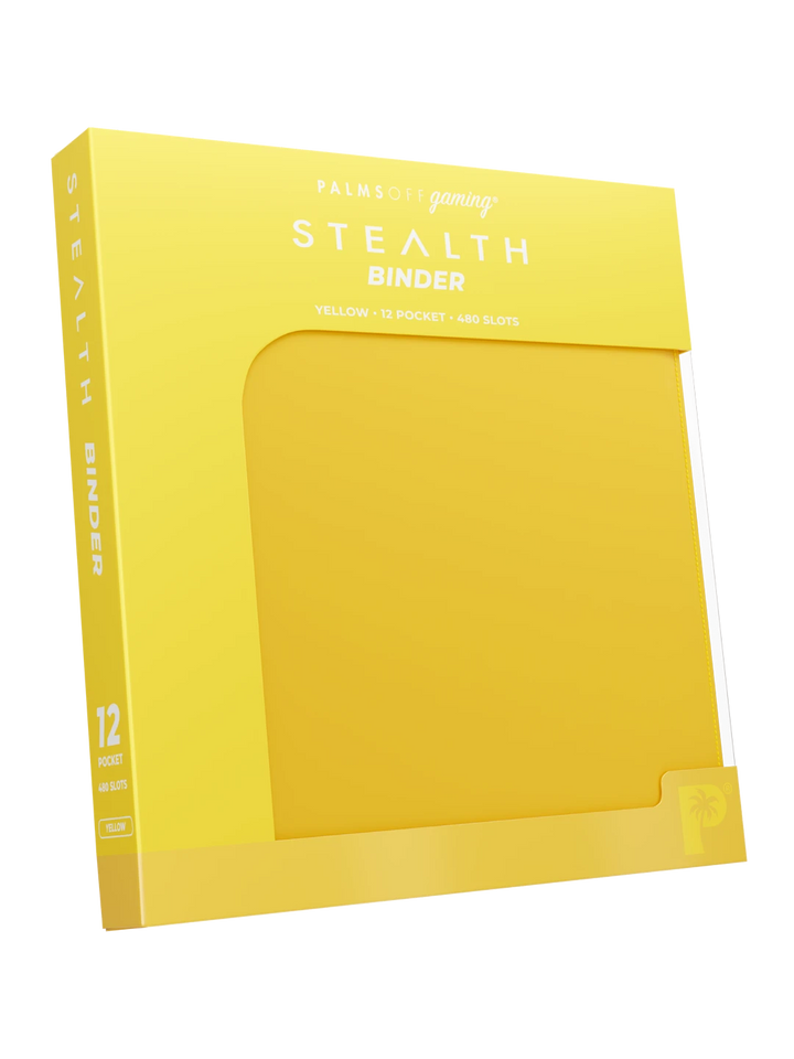 Stealth 12 Pocket Zip Binder - Yellow - Detail - Prism &amp; Pocket