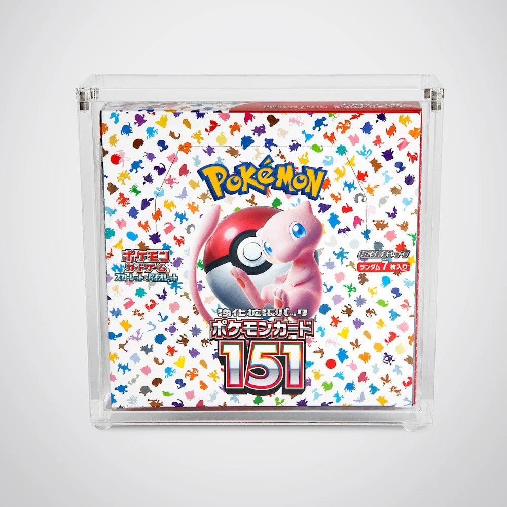 Japanese Standard Booster Box Acrylic Display Case - Detail - Prism & Pocket