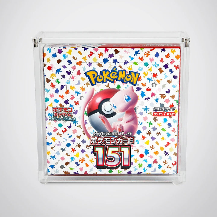 Japanese Standard Booster Box Acrylic Display Case - Detail - Prism &amp; Pocket