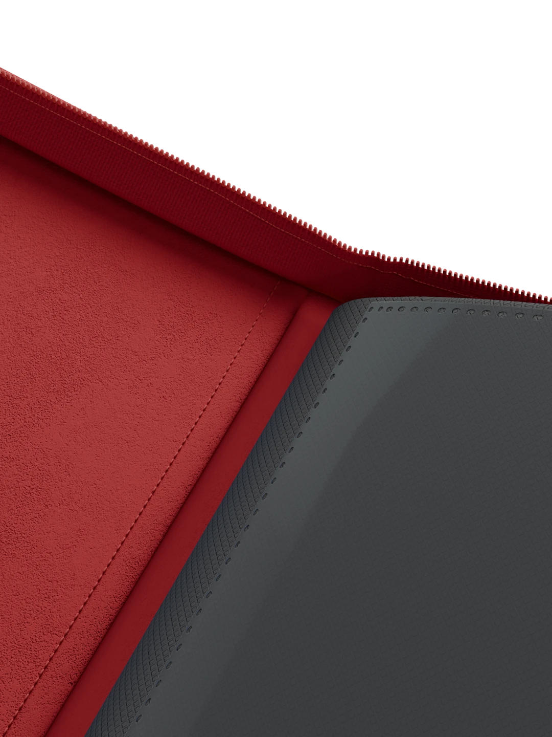 Stealth 12 Pocket Zip Binder - Red - Palms Off Gaming - Reverse - Prism & Pocket