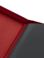Stealth 12 Pocket Zip Binder - Red - Palms Off Gaming - Reverse - Prism & Pocket