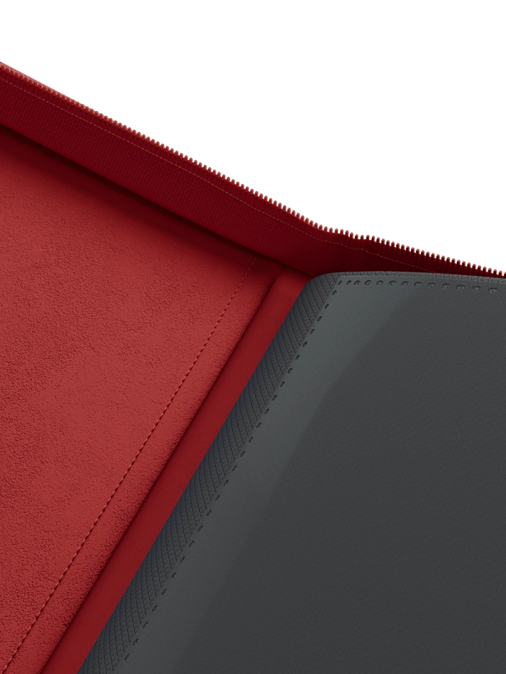 Stealth 12 Pocket Zip Binder - Red - Palms Off Gaming - Reverse - Prism &amp; Pocket