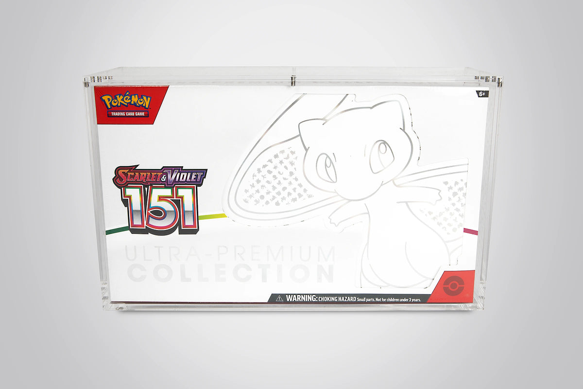 Mew Ultra Premium Collection Acrylic Display Case - Front - Prism & Pocket